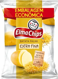 BATATA PALHA ELMA CHIPS TRADICIONAL/EXTRAFINA 205G/215G