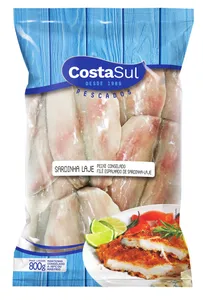 SARDINHA ESPALMADA CONGELADA COSTA SUL  PACOTE 800G