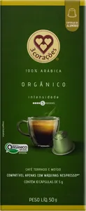 Café em Cápsula Orgânico 3 CORAÇÕES