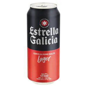 CERVEJA ESTRELLA GALICIA LT 473ML
