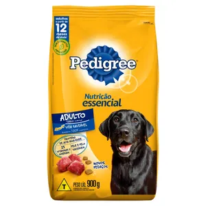 Ração Seca p/Cães PEDIGREE Nutrição Essencial Carne 900g