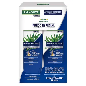 Shampoo PALMOLIVE Anticaspa Men 350ml c/2 Unids.