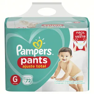 Fralda PAMPERS Pants Ajuste Total Vários Tamanhos