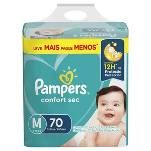 FRALDAS PAMPERS CONFORT SEC VÁRIOS TAMANHOS