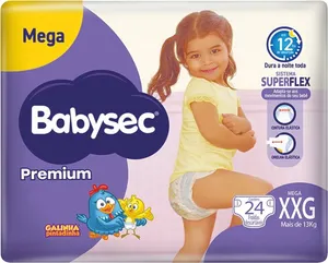 Fraldas BABYSEC Galinha Pintadinha Premium Vários Tamanhos