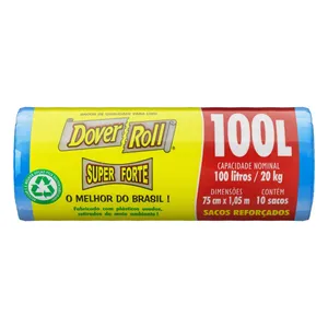 SACO P/LIXO DOVER ROLL SUPER FORTE 100L C/10