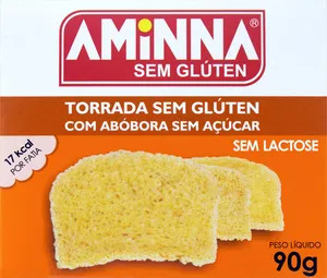 TORRADA AMINNA VEG.ABOBORA 90G