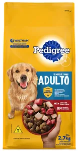 RACAO PEDIGREE SECA CARNE/FRANGO 2,7KG