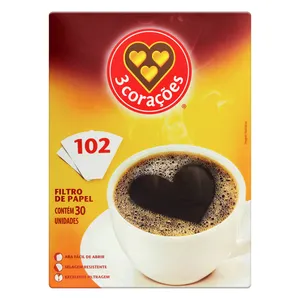 Filtro de Papel 3 CORAÇÕES 102 c/30 Unids.
