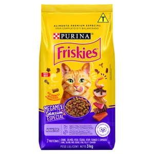 RAÇÃO FRISKIES VÁRIOS SABORES 3 KG
