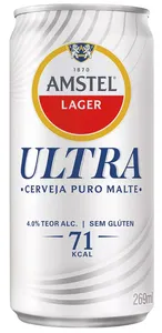 Cerveja AMSTEL Ultra Lata 269ml
