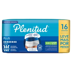 Roupa Íntima PLENITUD Protect Plus c/16 Unids.