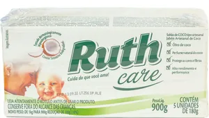 Sabão de Coco RUTH  c/5 Unids. 180g