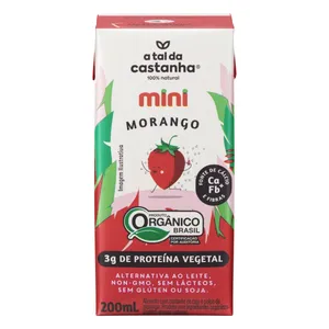 Bebida Vegetal A TAL DA CASTANHA MiniMorango TP 200ml