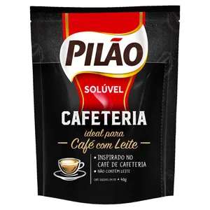 Café Solúvel PILÃO Cafeteria Sachê 40g