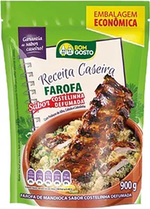 Farofa BOM GOSTO Costelinha Defumada 900g