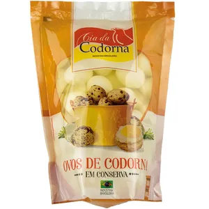 OVOS DE CODORNA EM CONSERVA CIA DA CODORNA  500G