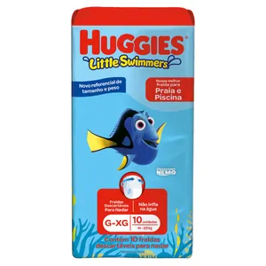 Fralda HUGGIES Little Swimmers Vários Tamanhos c/10 Unids.