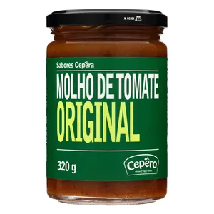 Molho de Tomate CEPÊRA Tradicional Vidro 320g