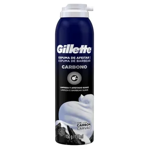 Espuma de Barbear GILLETTE Foamy Carvão 150g