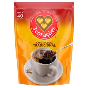 CAFÉ TRADICIONAL 3 COR. TRADICIONAL/SOLÚVEL 40G