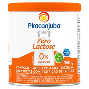 COMPOSTO LÁCTEO PIRACANJUBA ZERO LACTOSE 380G
