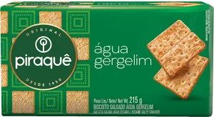 Biscoito PIRAQUÊ Água c/Gergelim 215g