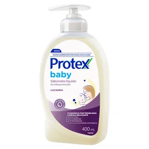 SABONETE LÍQUIDO PROTEX BABY LAVANDA 400ML