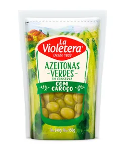Azeitonas Verdes LA VIOLETERA  Sachê 120g/150g