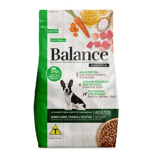 Ração Premium BALANCE Cão Adulto Pequeno Carne/Frango 900g