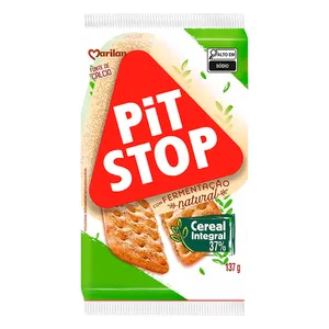 Biscoito MARILAN Pit Stop Original/37% Integral 137g