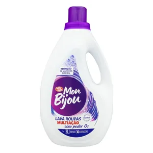 Lava-roupas Líquido MON BIJOU Multiação Verde/Azul 3 L