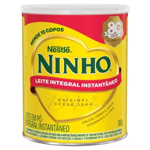 Leite em Pó NINHO Instantâneo Integral Lata 380g
