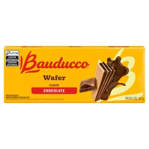 BISCOITO WAFER BAUDUCCO CHOCOLATE 92G