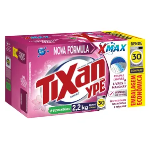 Lava-roupas em Pó TIXAN Maciez/Primavera 2,2 kg