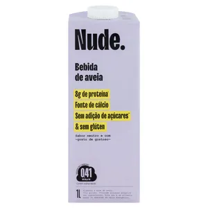 BEBIDA VEGETAL DE AVEIA NUDE VÁRIOS TIPOS 1 L