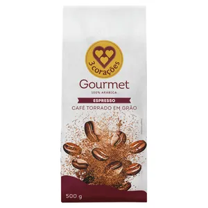 Café Gourmet em Grãos 3 CORAÇÕES Espresso 500g