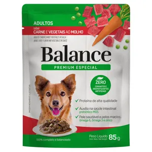 RACAO BALANCE SACHE AD.CAO CNE VEGETAIS 85G