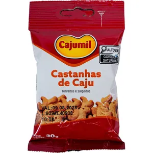 CASTANHA DE CAJU CAJUMIL 30G