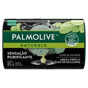 SAB.PALMOLIVE NATURALS ARGILA PRETA 85G