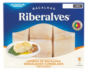 BACALHAU RIBERALVES LOMBOS MORHUA 800G