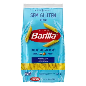 MASSA BARILLA PENNE S/GLUTEN 500G