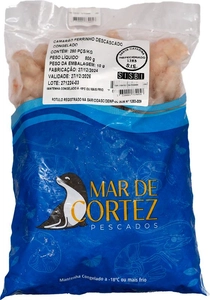 Camarão Descascado MAR CORTEZ 7B/Ferrinho Pacote 800g
