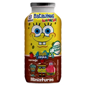Iogurte Líquido BOB ESPONJA Surpresa Morango 100g