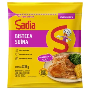 BISTECA SUINA SADIA CONG.800G