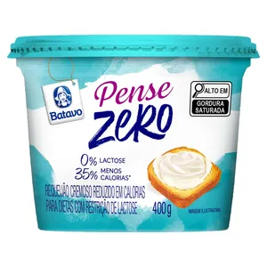 Requeijão BATAVO Pense Zero Pote 400g